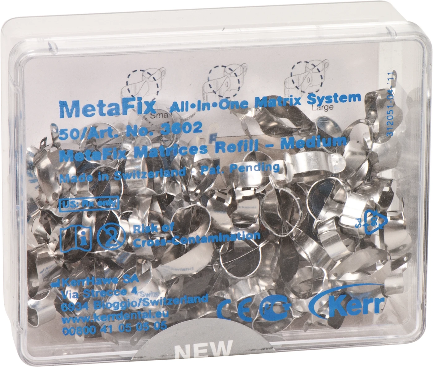 MetaFix™ Matrizen Nachfüllpackung 50 Stück mittel MetaFix™ Matrizen Nachfüllpackung 50 Stück mittel
