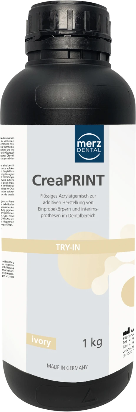 CreaPRINT Try-In Flasche 1 Liter ivory