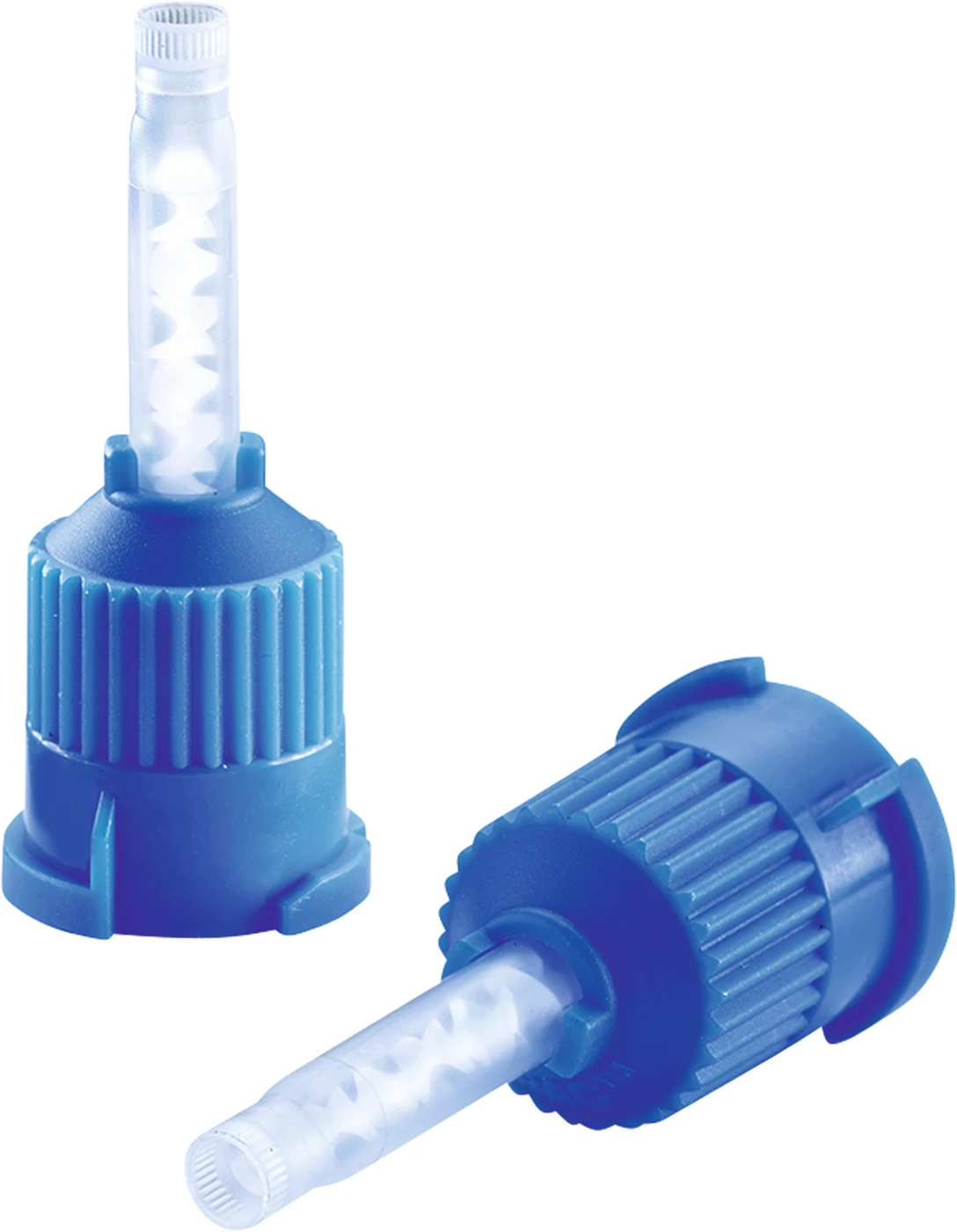 Mischkanülen blau Packung 50 Stück blau, Ø 2,5 mm, stumpf