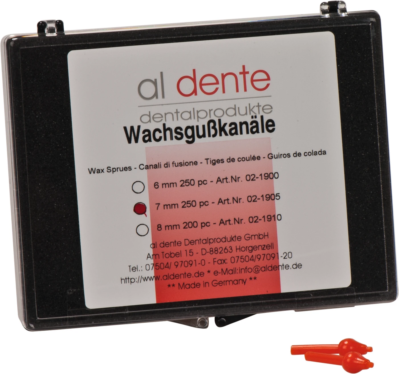 Guss-Sticks Packung 250 Stück EM, 7 mm