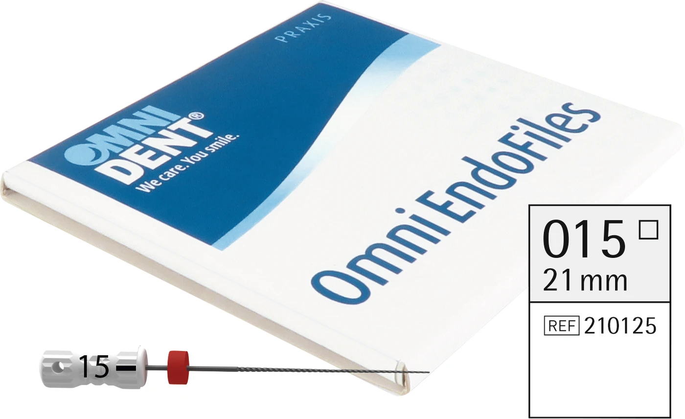 Omni K-Feilen steril Packung 6 Stück 21 mm, ISO 015