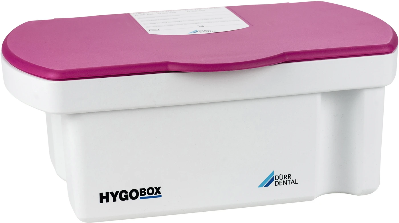HYGOBOX Stück Wanne grau, Siebeinsatz weiß, Deckel pink