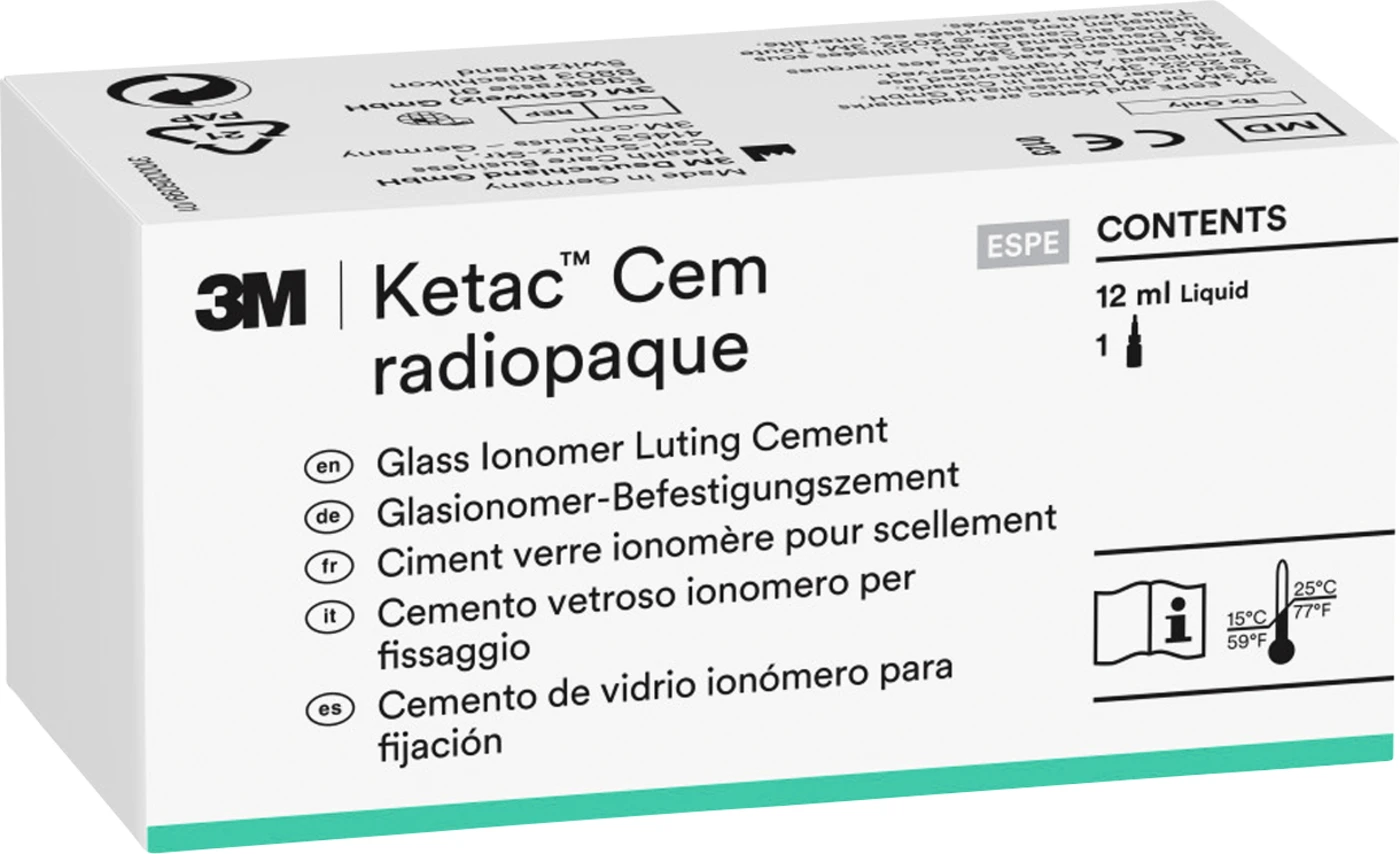 Ketac™ Cem radiopaque Flasche 12 ml Flüssigkeit