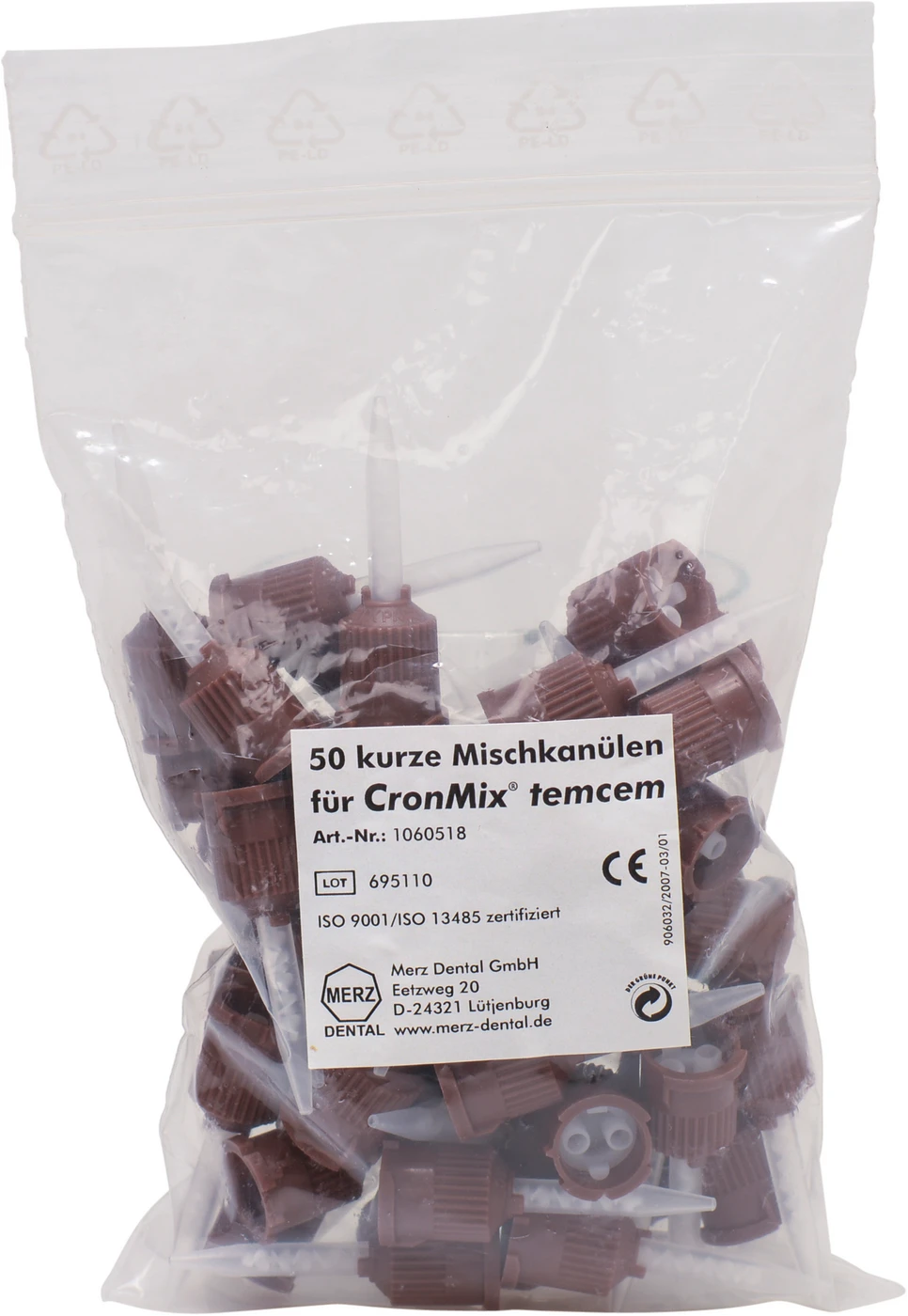 CronMix® temcem Mischkanülen Packung 50 Stück