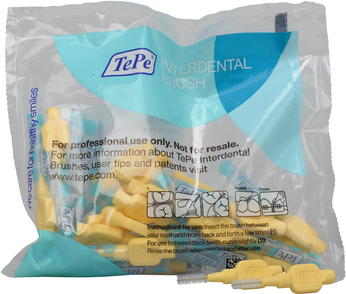 TePe® Interdentalbürsten Extra Soft Packung 25 Stück gelb, Ø 0,7 mm