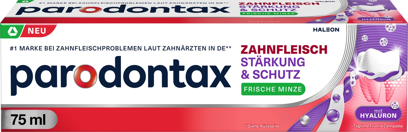 parodontax Zahnfleisch Stärkung und Schutz Zahnpasta Tube 75 ml Minzgeschmack