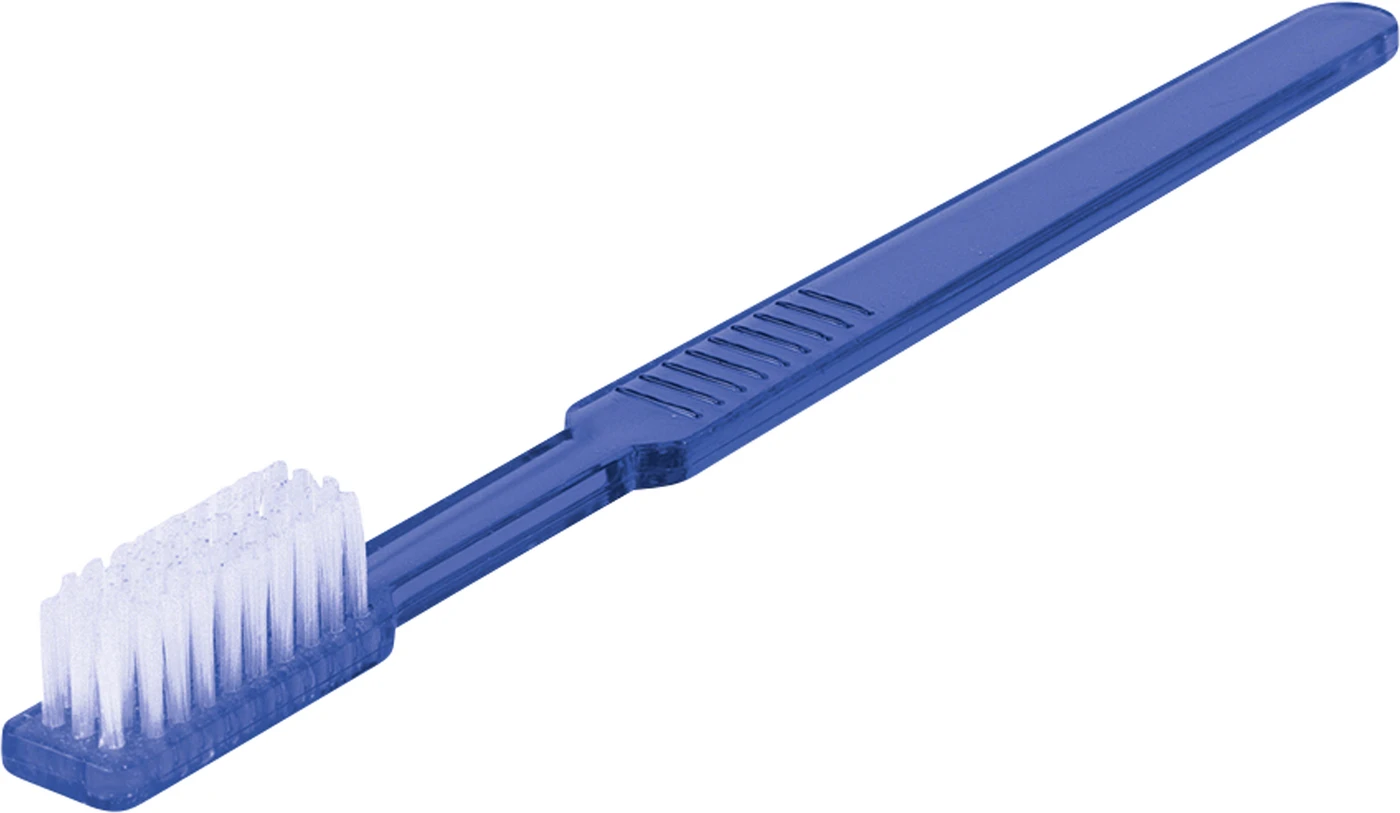 UNIBRUSH Einmal Zahnbürsten Box 100 Stück blau