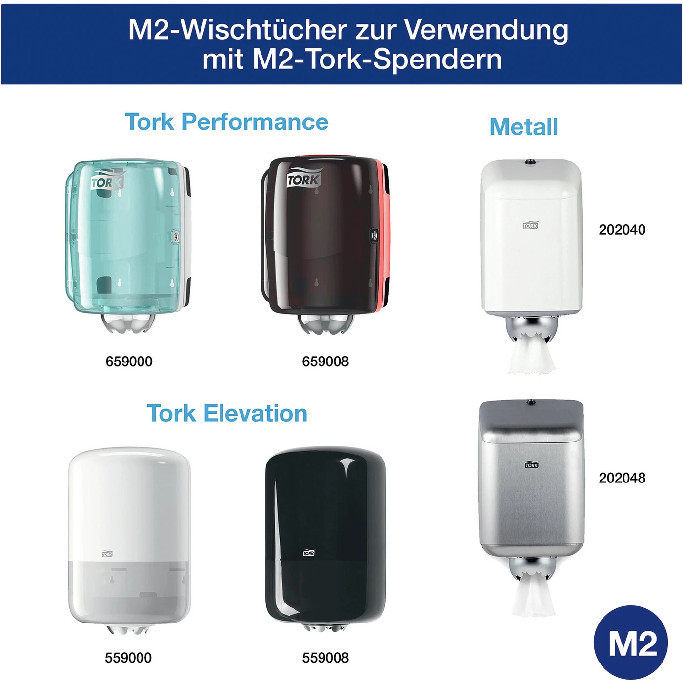 TORK® starke Mehrzweck Papierwischtücher Karton 6 x 457 Stück 2-lagig, 35 x 21,5 cm, weiß, M2 TORK® starke Mehrzweck Papierwischtücher Karton 6 x 457 Stück 2-lagig, 35 x 21,5 cm, weiß, M2