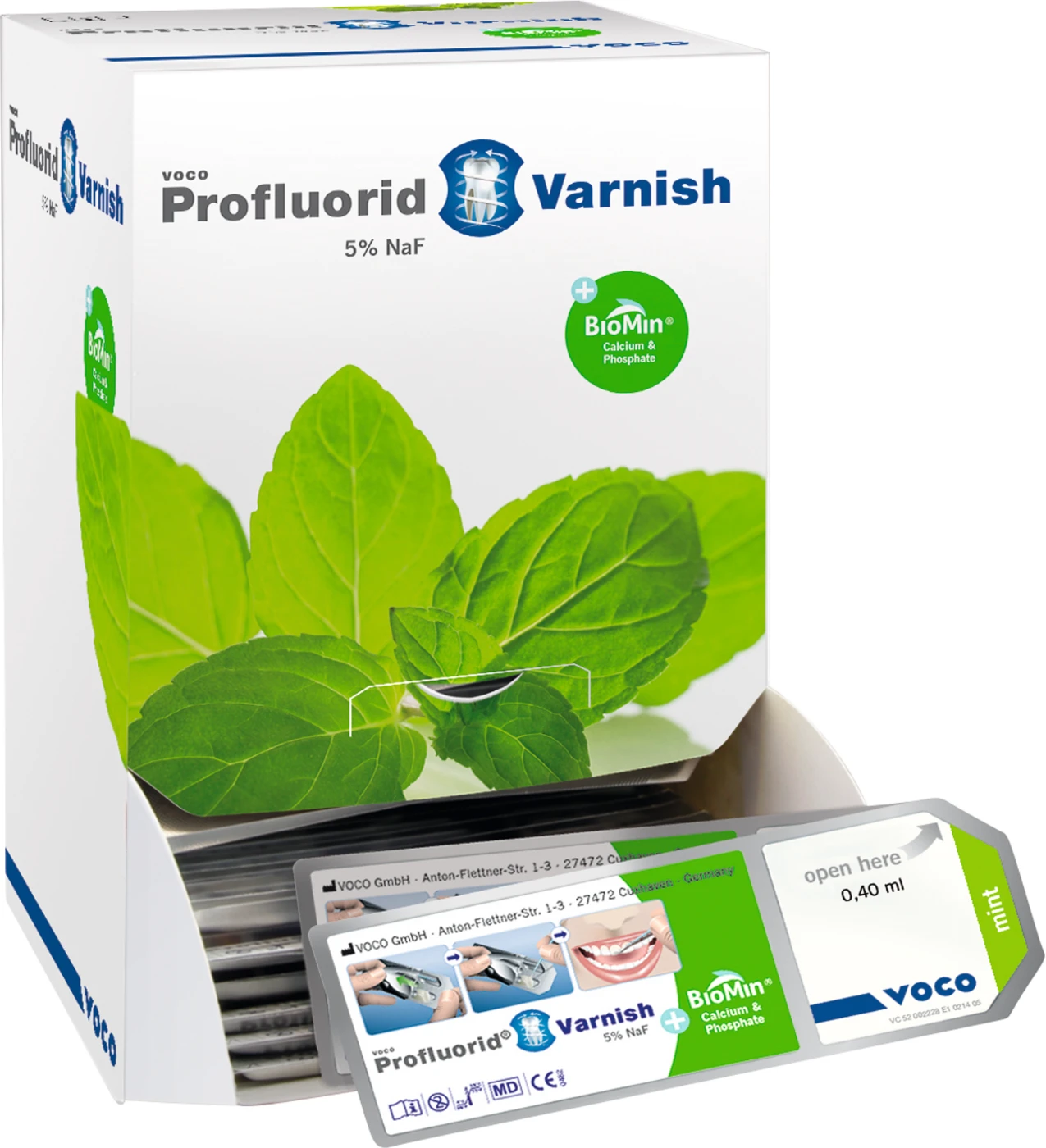 Profluorid Varnish + BioMin Packung 200 x 0,4 ml mint