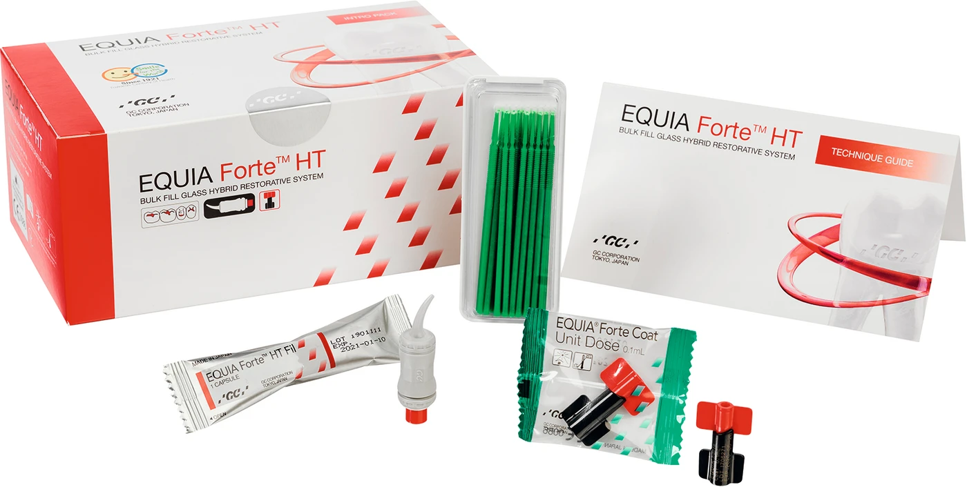 GC EQUIA Forte™ HT Intropackung 20 Kapseln B2, 20 x 0,1 ml FlipCap Coat