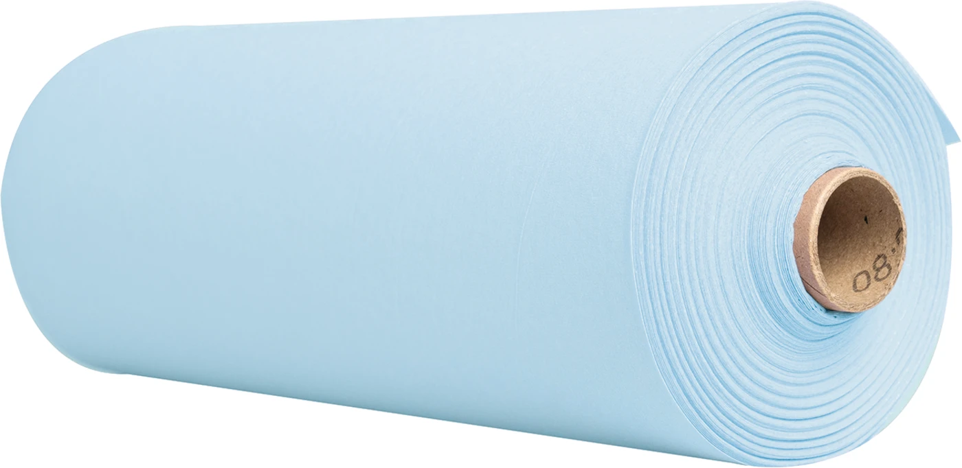 smart Patientenumhänge Rolle 80 Stück hellblau, 54 x 60 cm