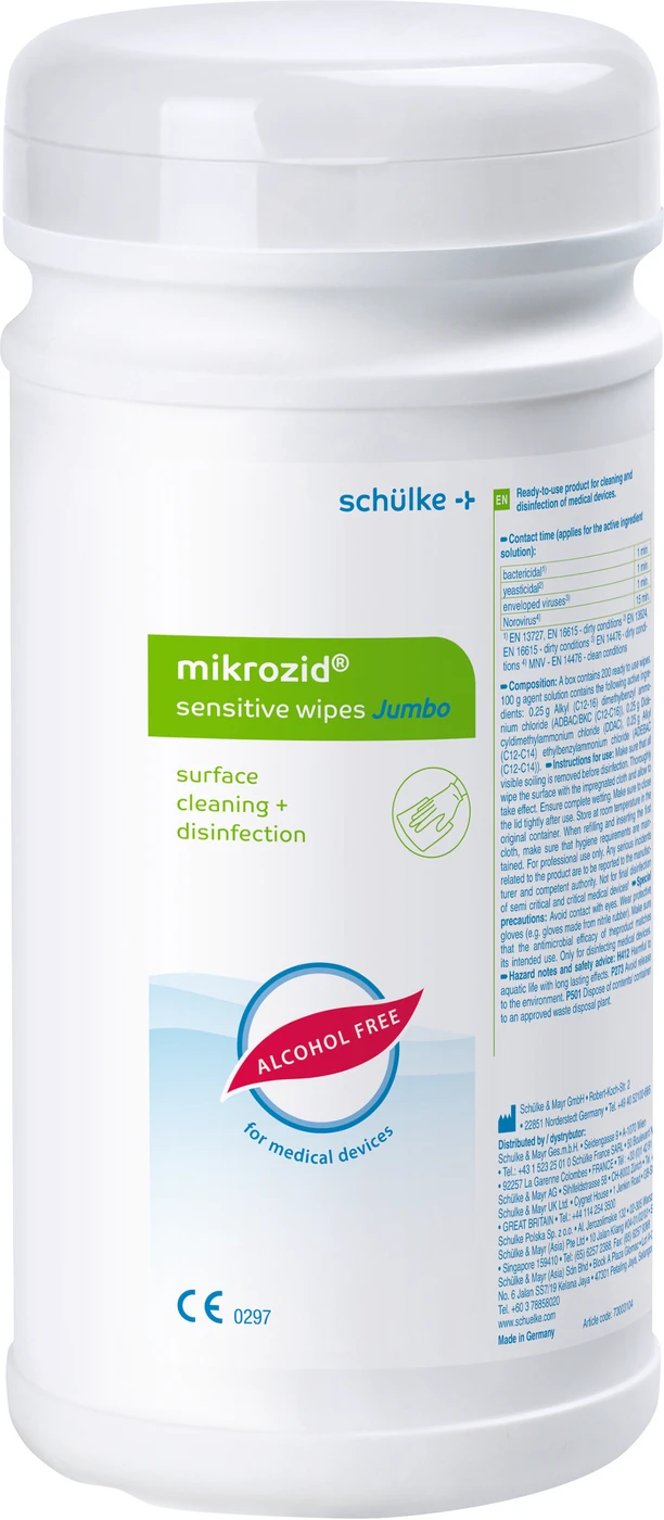 mikrozid® sensitive wipes Jumbo-Dose 200 Stück