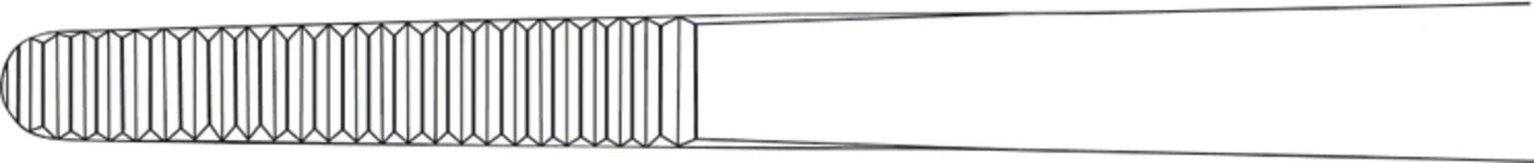 Anatomische Pinzetten Stück gerade, 250 mm