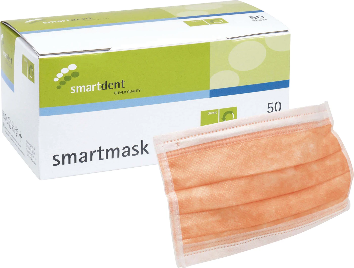 smartmask Mundschutz Packung 50 Stück orange smartmask Mundschutz Packung 50 Stück orange