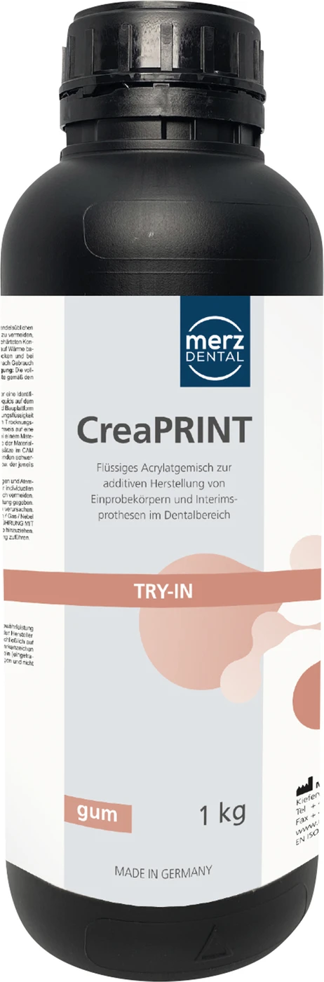 CreaPRINT Try-In Flasche 1 Liter gum CreaPRINT Try-In Flasche 1 Liter gum