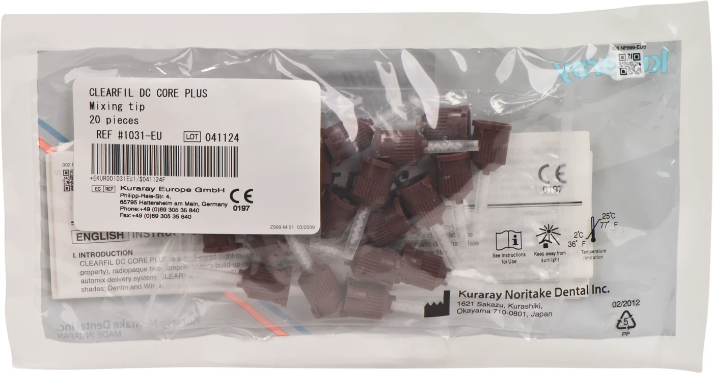 CLEARFIL™ DC CORE PLUS Tips Packung 20 Mixing Tips