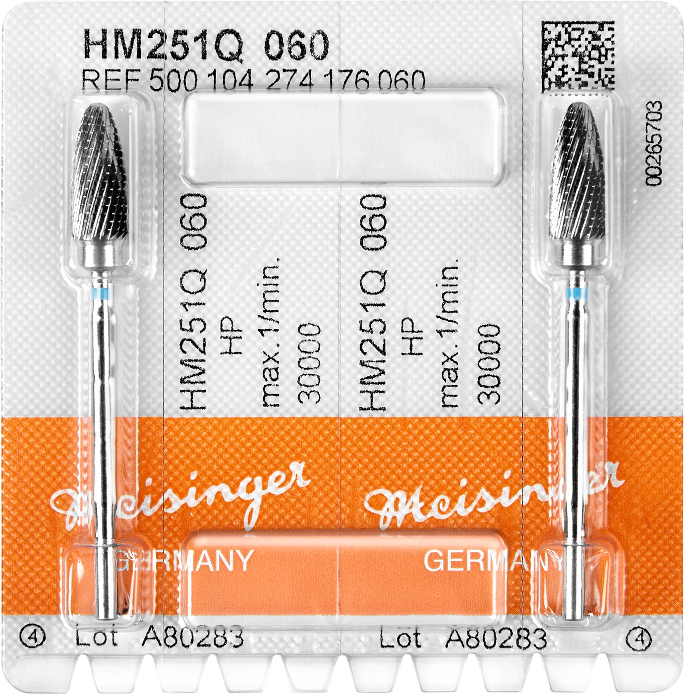 HM-Fräser Q Packung 2 Stück Querhiebverzahnt, blau standard, HP, Figur 274, 14,7 mm, ISO 060