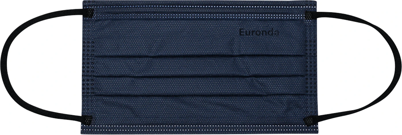 Monoart Mundschutz Pro Soft Plus Packung 50 Stück mit Gummizug, blau