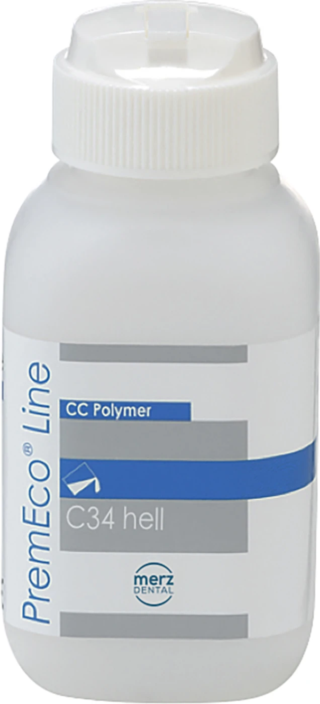 PremEco® Line Gießkunststoff Dose 100 g Pulver C34 hellrosa-opak geadert