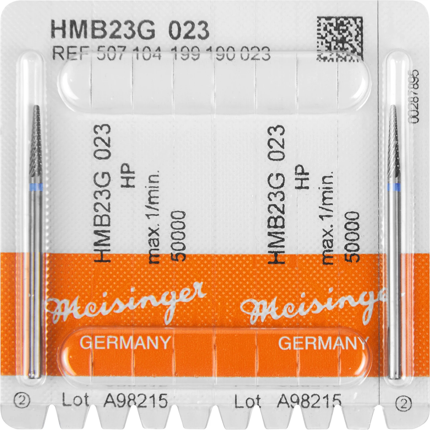 Black Cobra HM 23 Packung 2 Stück kreuzverzahnt, blau Standard, HP, Figur 199, 11,5 mm, ISO 023