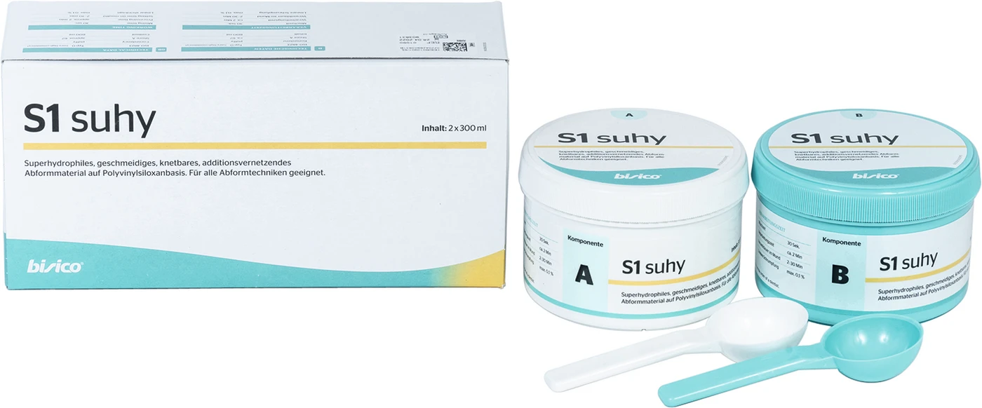 S1 suhy Pckg. 300 ml Dose A, 300 ml Dose B, putty