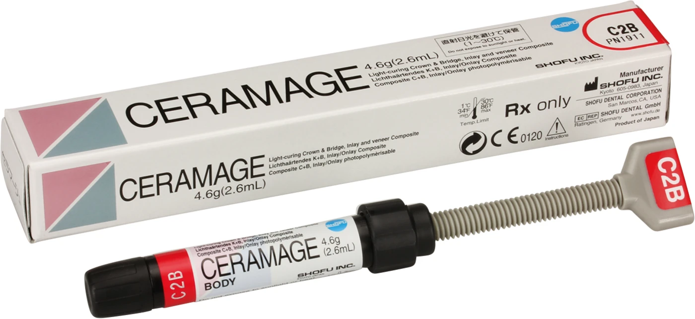 CERAMAGE Spritze 4,6 g dentin C2