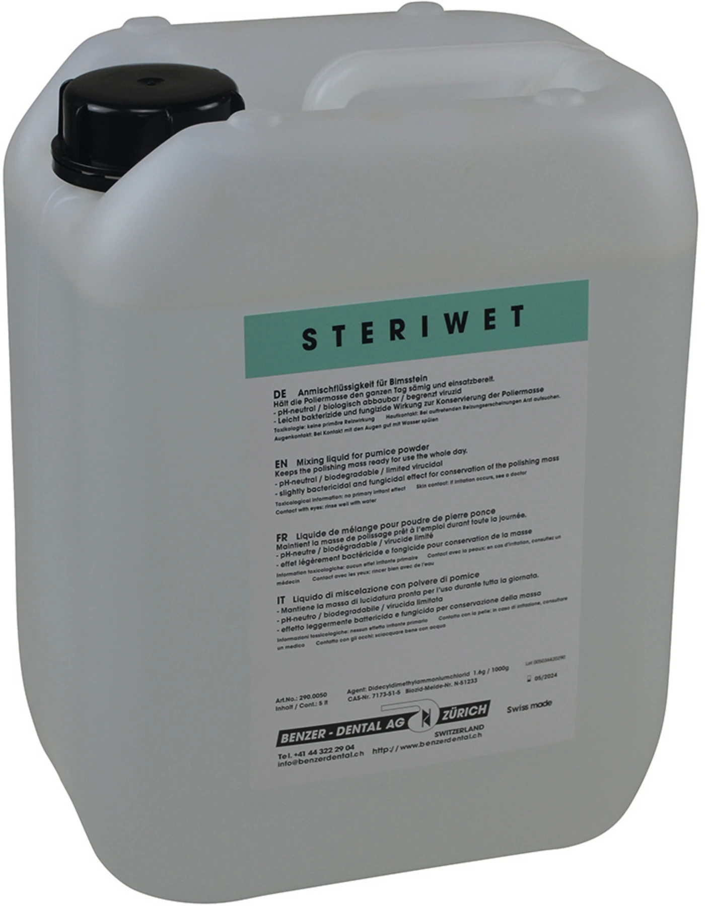 Steriwet Kanister 5 Liter