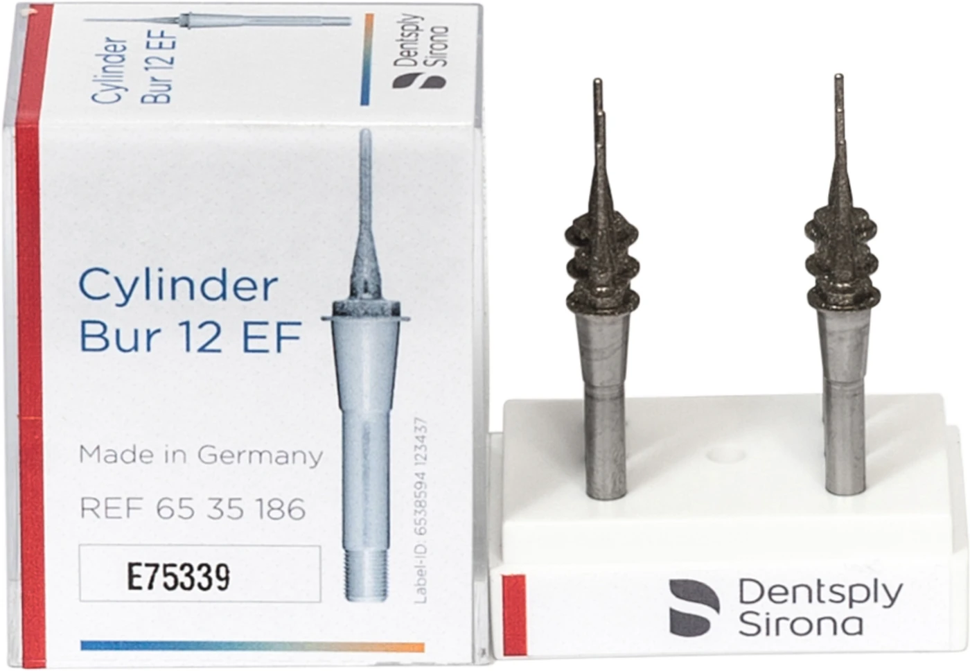 CEREC® und inLab Schleifer und Fräser Packung 6 Stück Cylinder Bur 12EF