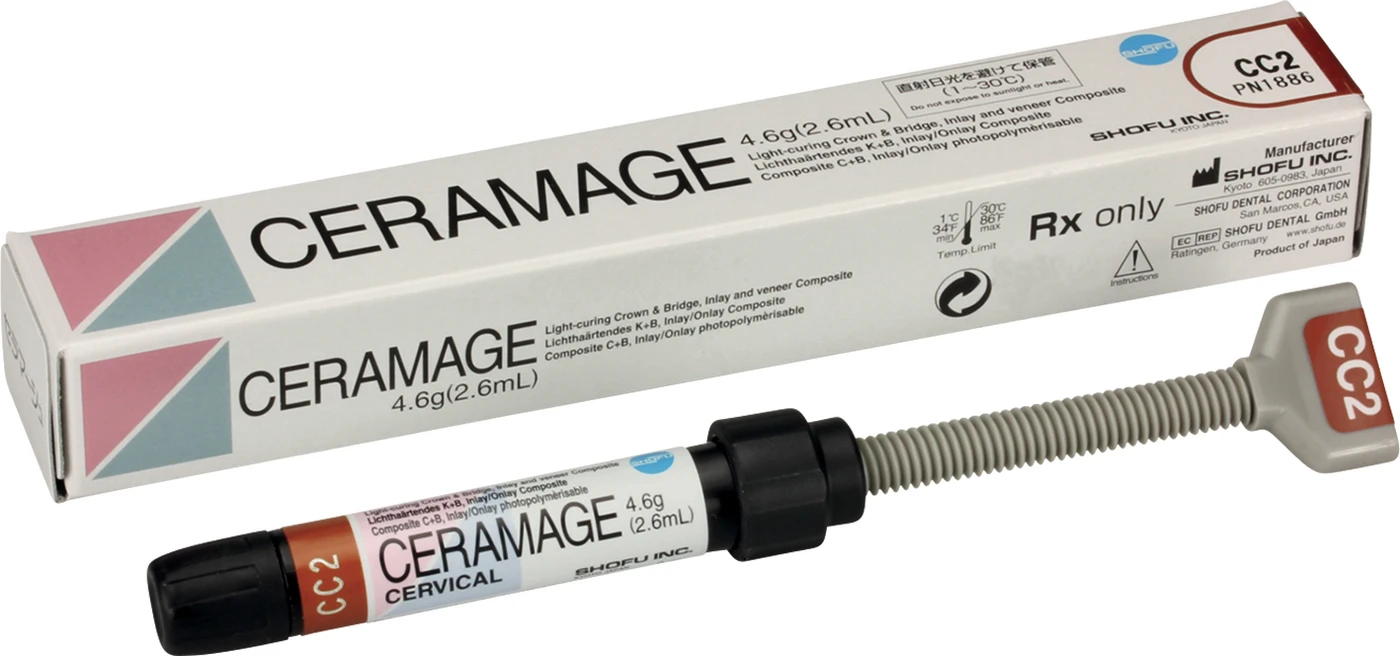 CERAMAGE Spritze 4,6 g Komposit hals CC2