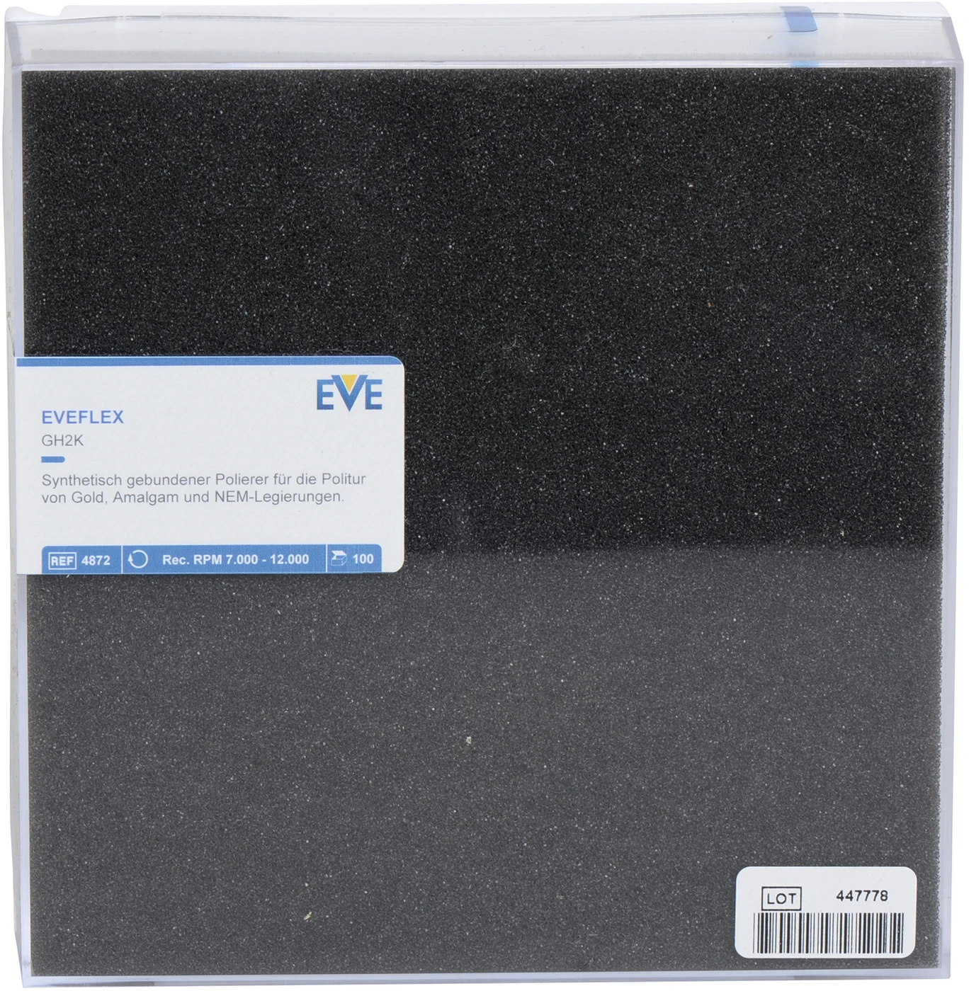 EVEFLEX Polierer Packung 100 Stück fein, grün, RA, Minispitze, GH2K