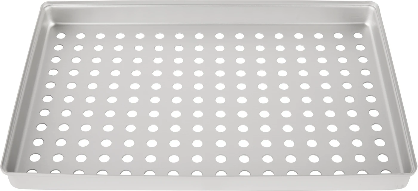Alu-Traydeckel Stück 287 x 186 x 39 mm, grau, für perforierte Alu-Trays