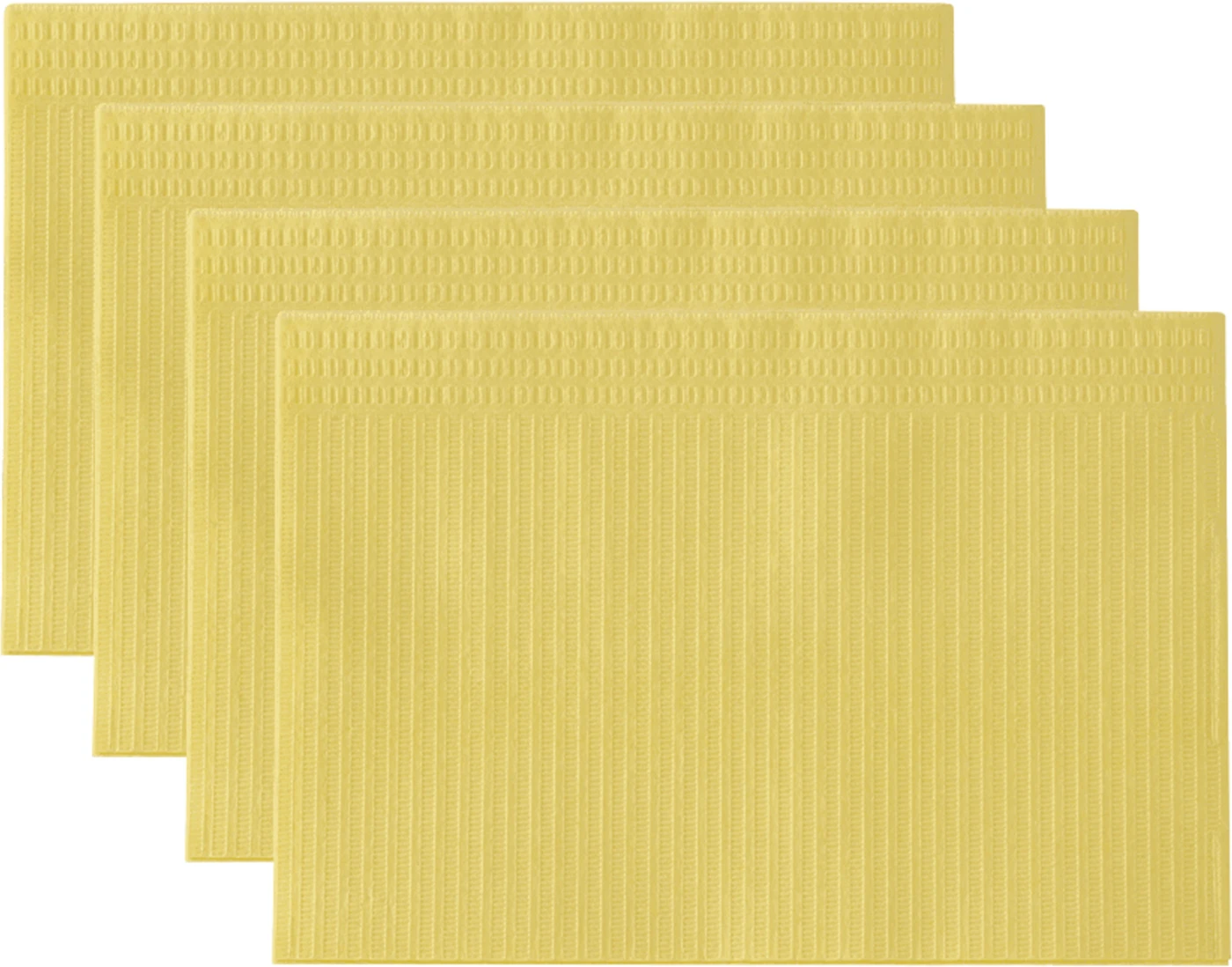 Monoart Towel Up! Pro Patientenservietten Packung 500 Stück gelb, 33 cm x 45 cm