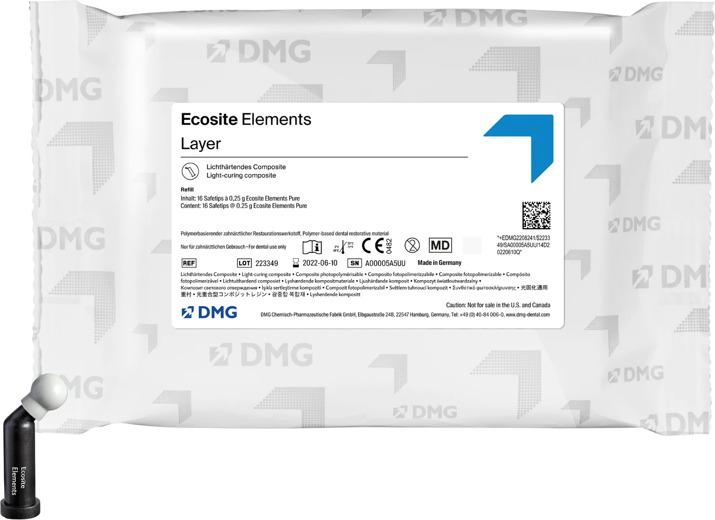 Ecosite Elements Packung 16 x 0,25 g Safetip EM