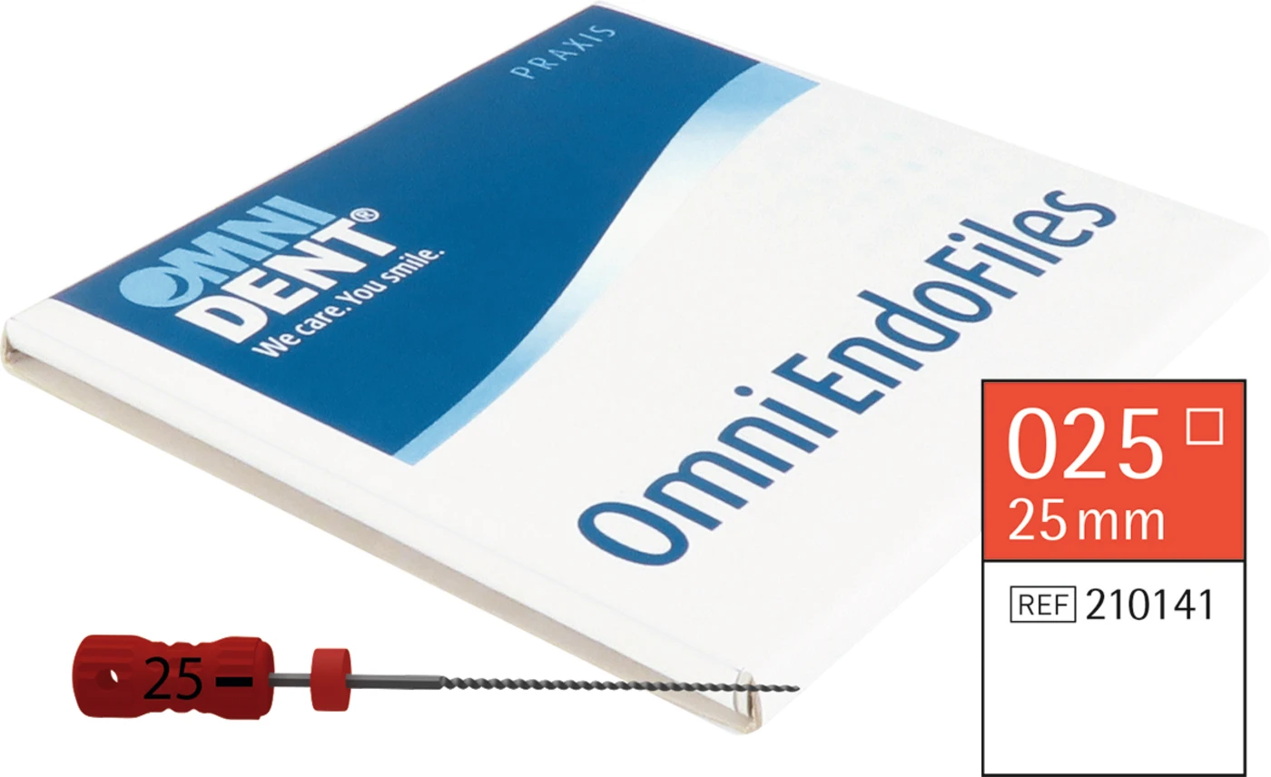 Omni K-Feilen steril Packung 6 Stück 25 mm, ISO 025