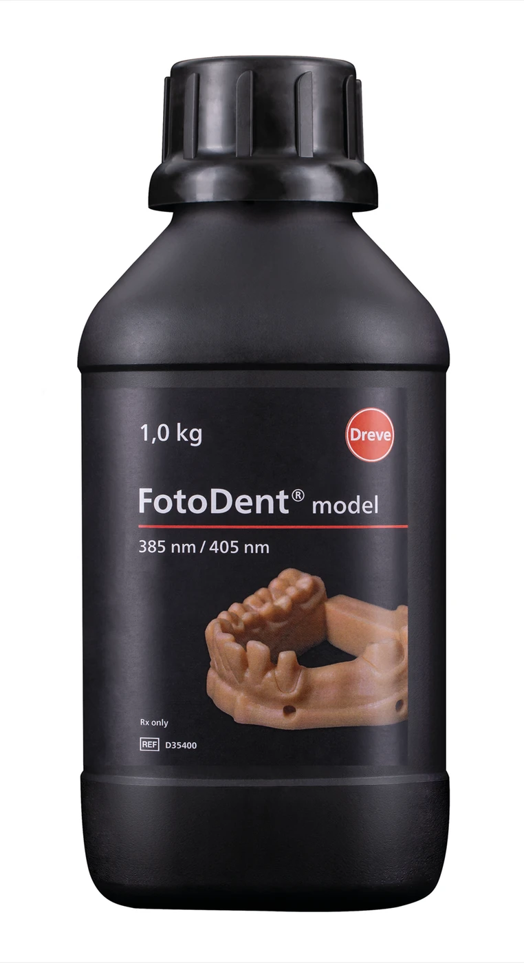 FotoDent® model Flasche 1 kg 385/405 nm, beige-opak