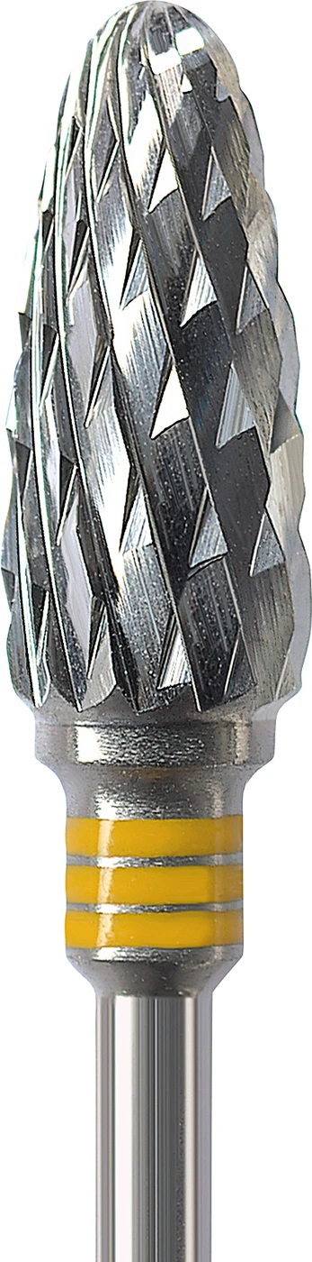 HM-Fräser Schliff 83 Stück Sicherheitsverz., 3 x orange mittelgrob, HP, Figur 274, 13 mm, ISO 060