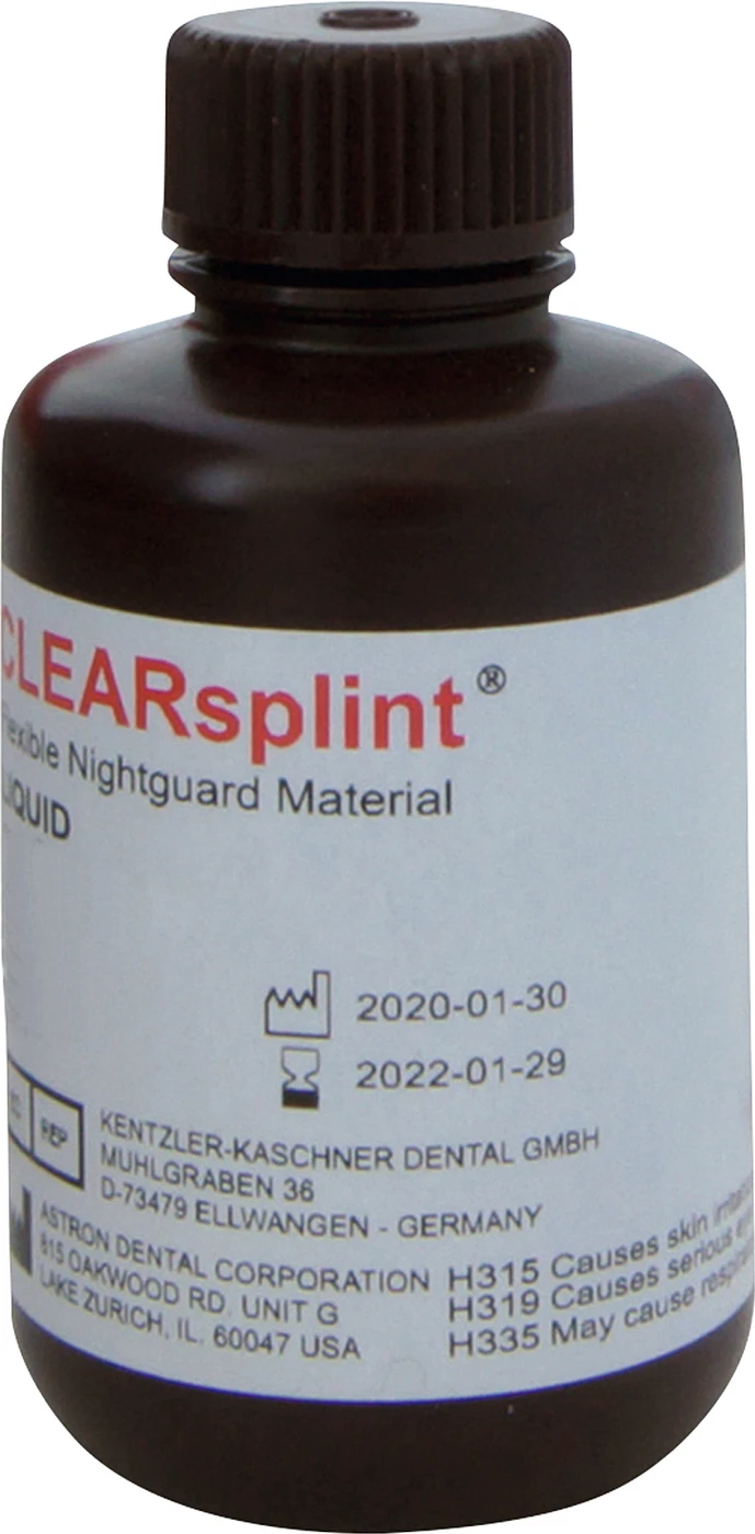 CLEARsplint® für Komfort-Aufbissschienen Flüssigkeit Flasche 240 ml