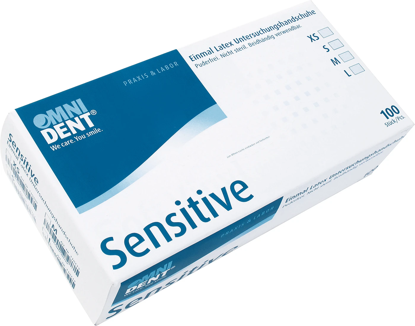 Omni Sensitive Packung 100 Stück puderfrei, L