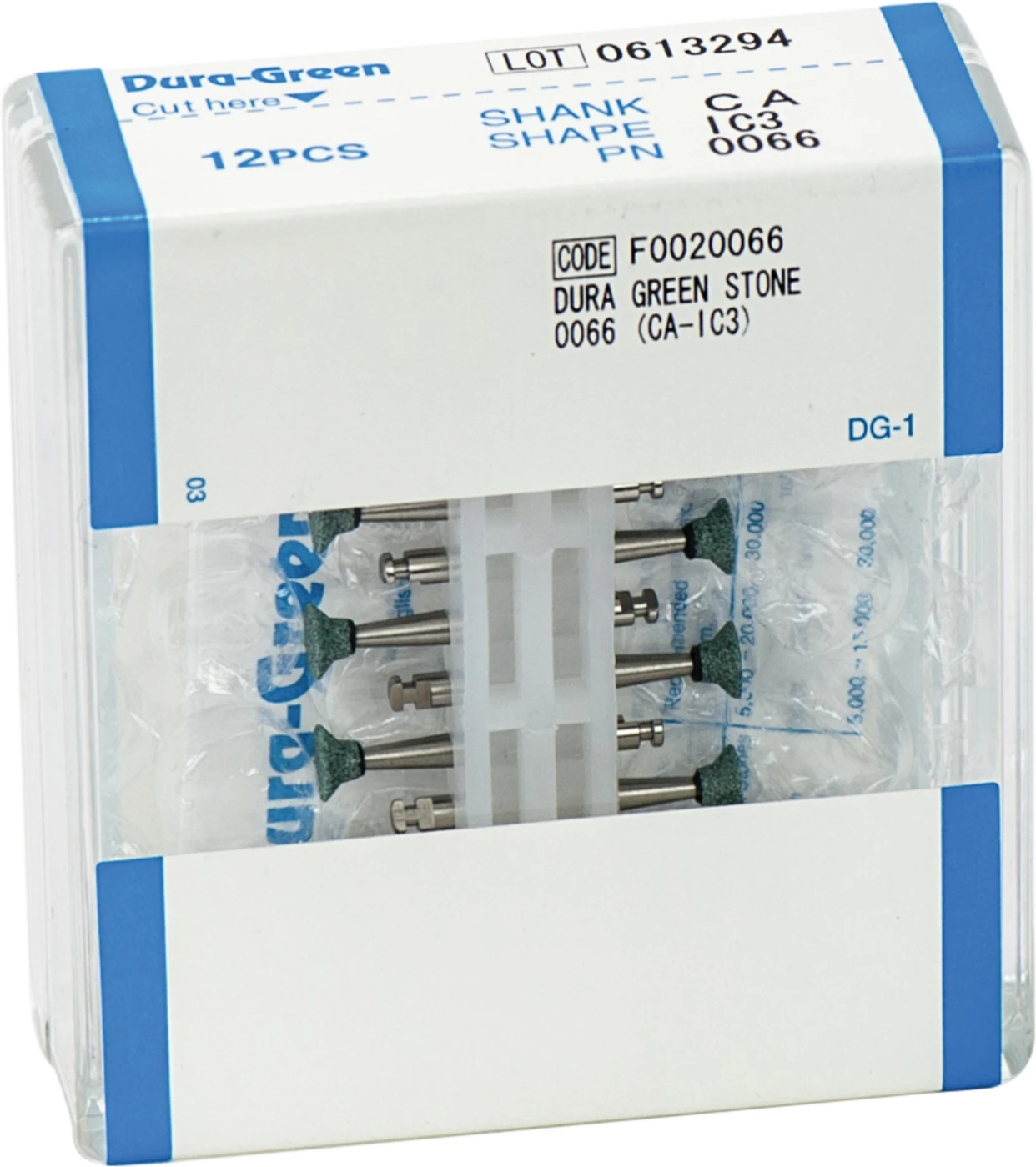 Dura-Green Packung 12 Stück IC3, RA, ISO 050