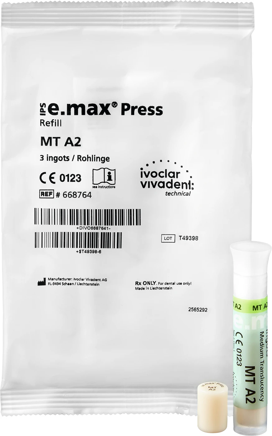 IPS e.max® Press Packung 3 Stück L, A2 MT