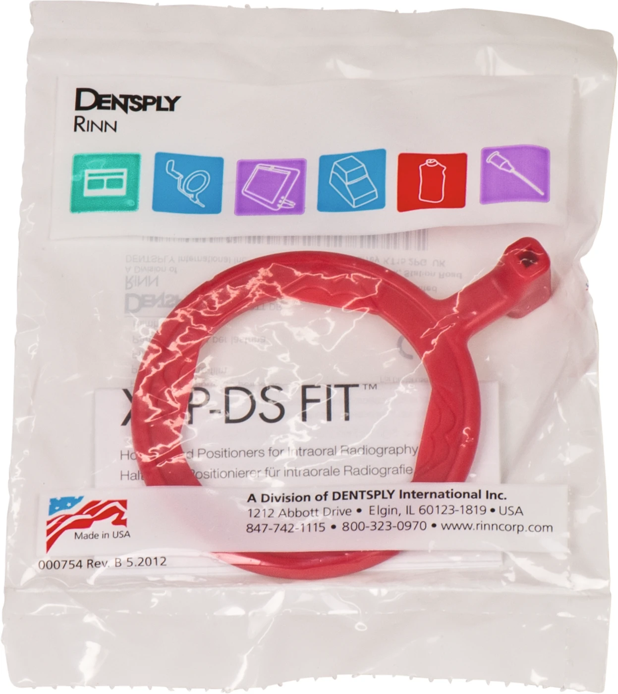 XCP®/XCP®-DS Positionierungsring Stück rot, für Bissflügel