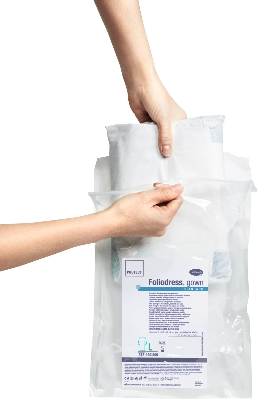 Foliodress® gown Protect Standard Packung 32 Stück L