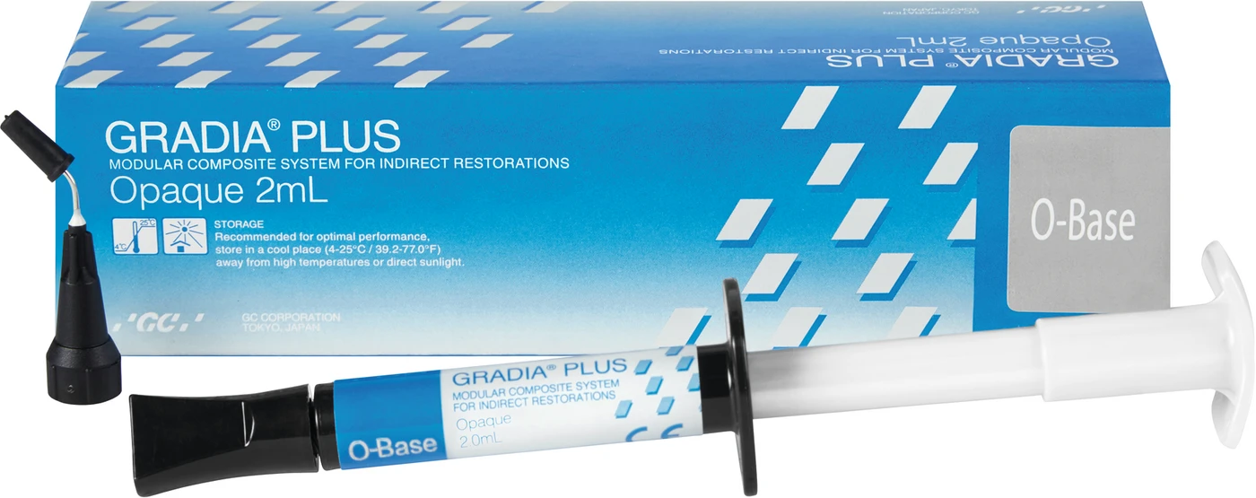 GC GRADIA™ PLUS Spritze 2 ml Paste Opaker O-Base