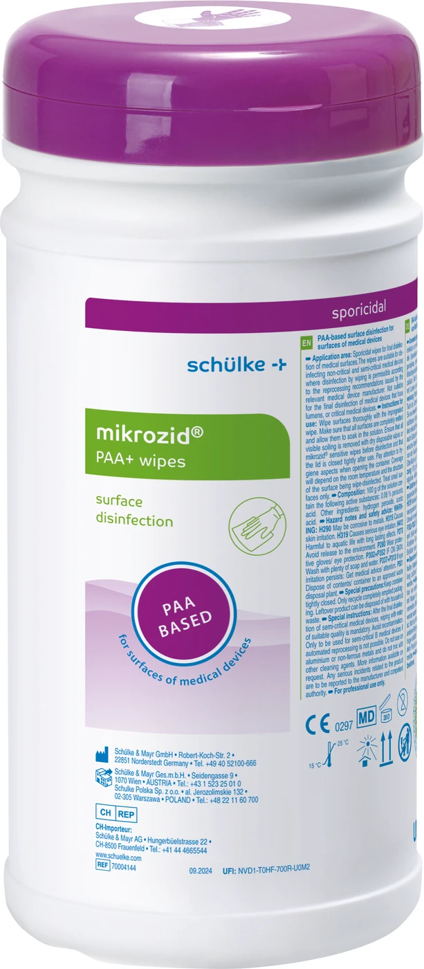 mikrozid® PAA+ wipes Dose 50 Stück