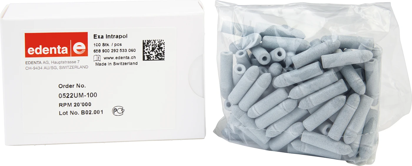 Exa Intrapol Packung 100 Stück unmontiert, weiß grob, Figur 292, 23 mm, ISO 060