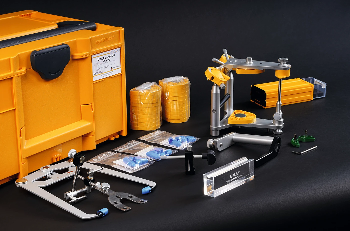 Artikulator SAM® 2P Starter Kit I-NT für MPS-Magnetmontageplatten-System