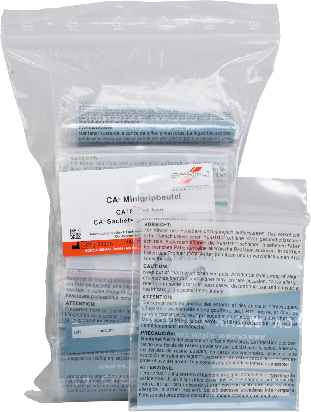 CA® Minigripbeutel Packung 100 Stück