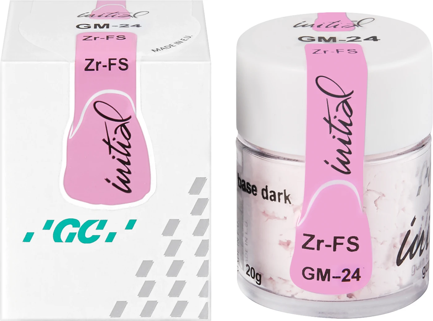 GC Initial™ Zr-FS Dose 20 g Pulver GM-24 (base dark)