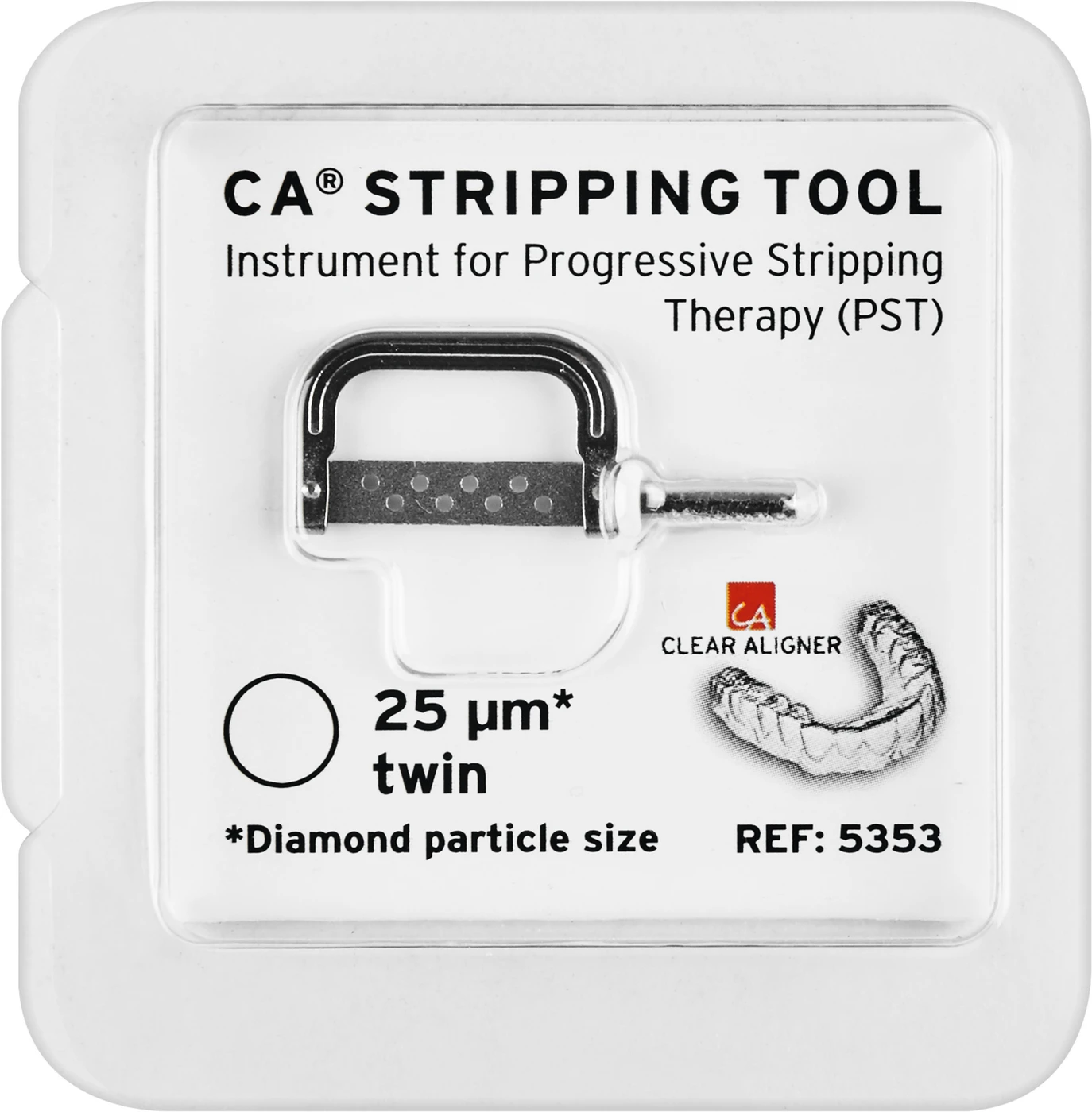 CA® Stripping Tools Stück weiß, 25 µm, beidseitig diamantiert