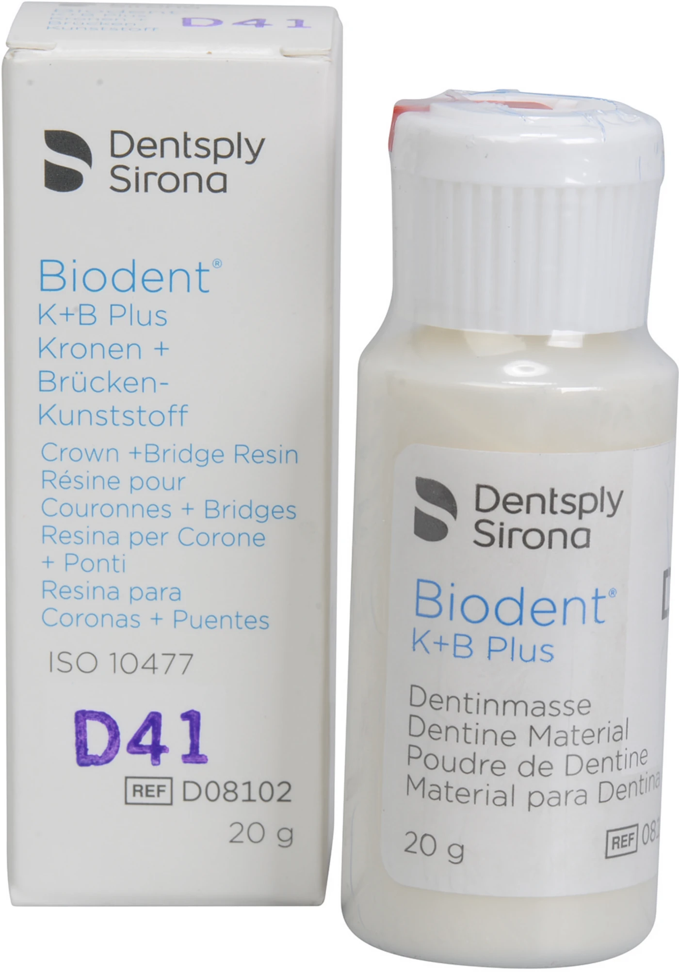 Biodent® K+B Plus Massen Flasche 20 g Pulver dentin 41